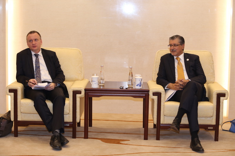 Group Interview: Adnan Z. Amin (right), Director-General of the International Renewable Energy Agency,  and Dolf Gielen, Director for the Innovation and Technology Center of the agency